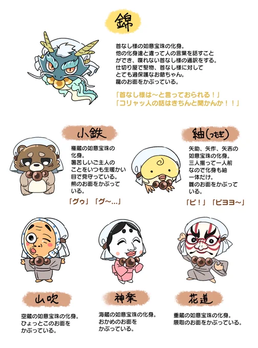 新キャラたち~如意宝珠の化身編~(化身は基本的に人の言葉はしゃべらない設定に変わってます😭)(上げ直し)
#となりの地蔵ちゃん 