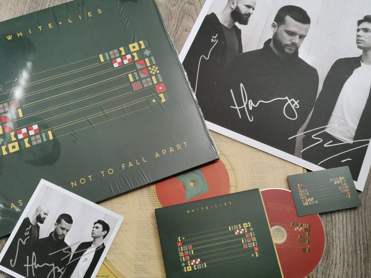 anthonyb71's tweet photo. I've had a week to listen to the new @whiteliesmusic album #asitrynottofallapart it so deserves to chart in the UK top 10, as usual the band look after the fans with signed copies, looking forward to seeing the album live next month https://t.co/imlnGYlffr