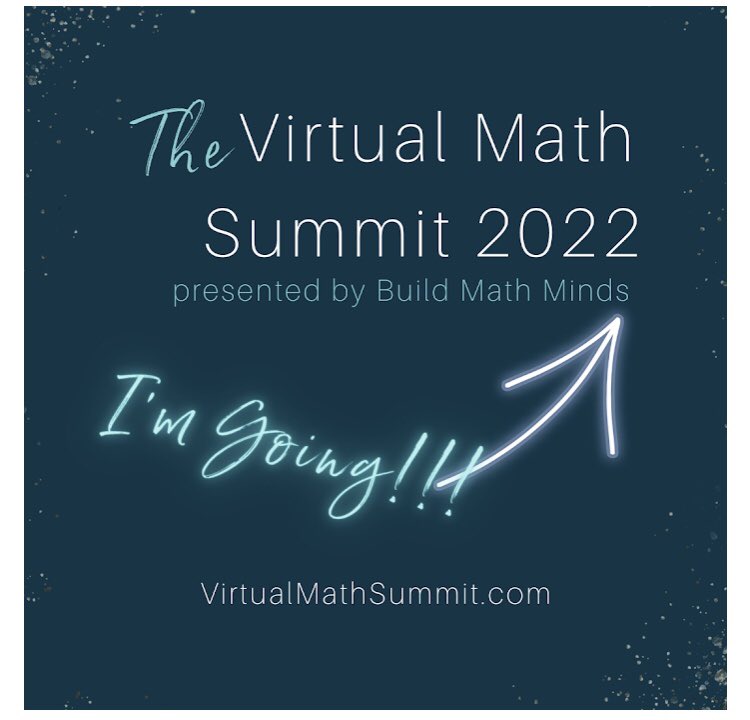 MelAGCampbell's tweet image. I’m going-are you? Starts soon-Still time to register! #BuildMathMinds22 @BuildMathMinds
