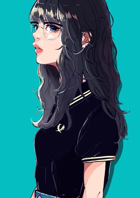 「つかのま」
 #イラスト #illustration 