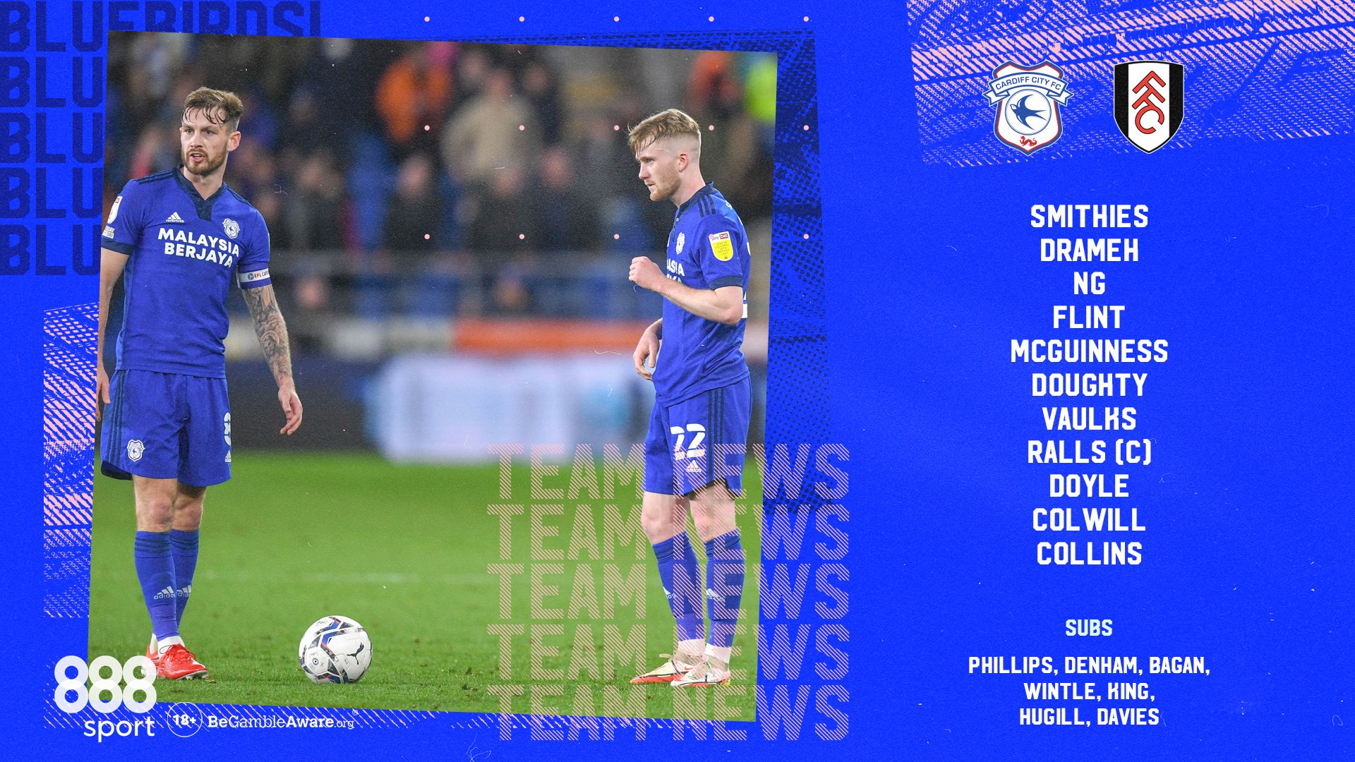 Cardiff City FC on X: 🔢 Here's how the #Bluebirds line up for