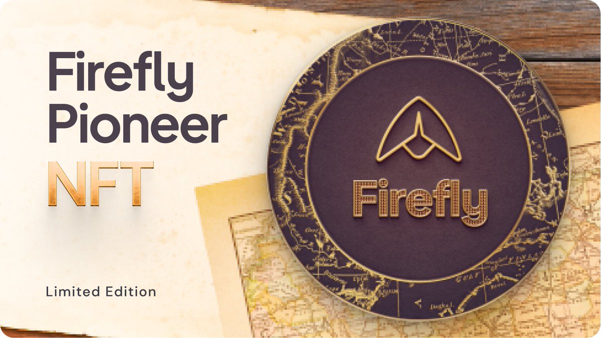 Sign up for the Final Firefly Testnet for a chance to earn the Firefly Pioneer POAP NFT.

The Firefly Pioneer will be the only early supporter NFT, and will grant exclusive benefits in the future!

The signup form is only open for 3 more days👇
fireflyfoundation.typeform.com/testnet