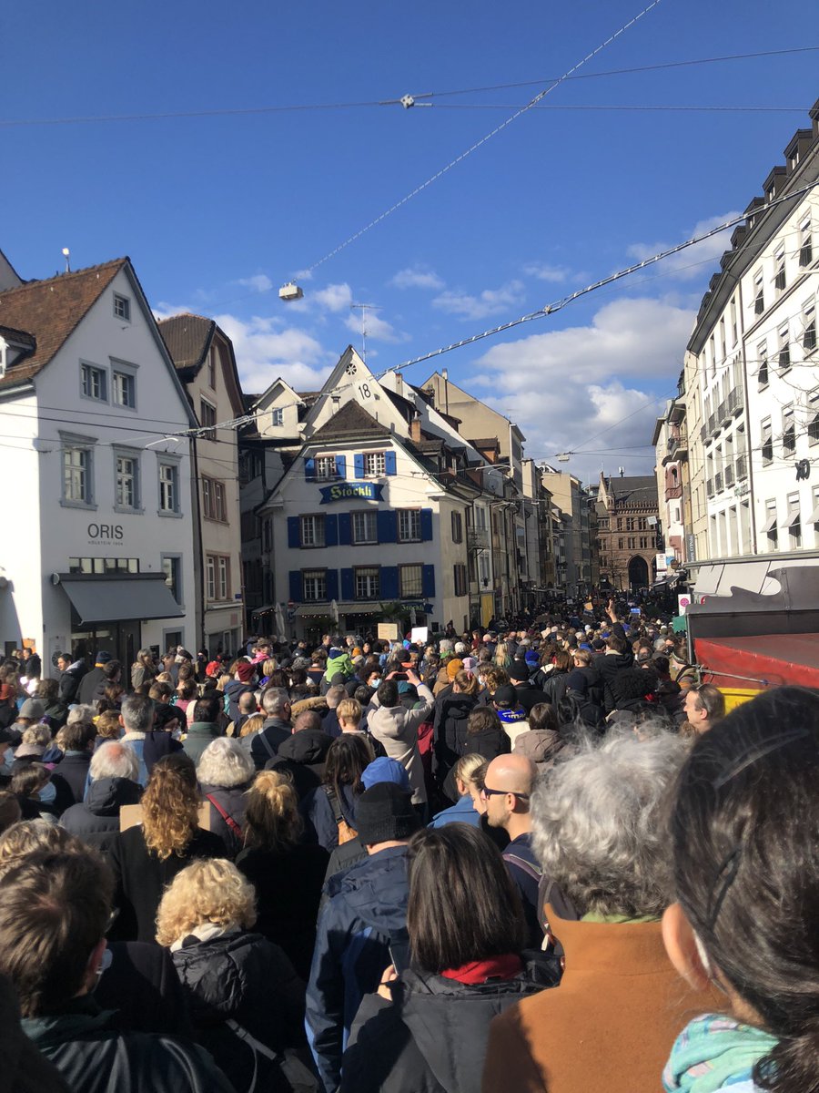 The people of Basel #StandWithUkriane