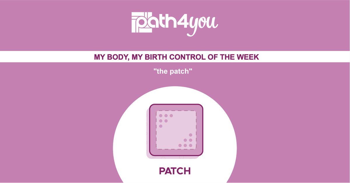 Path4YouIndiana's tweet image. It's thin, roughly two inches wide, and is more than 90% effective. 
It works similar to the pill, but needs to be replaced once a week. 
Is the patch a choice you can "stick" with? 

Find out more at path4you.org

#PATH4YOU #familyplanning #contraception #empowerment
