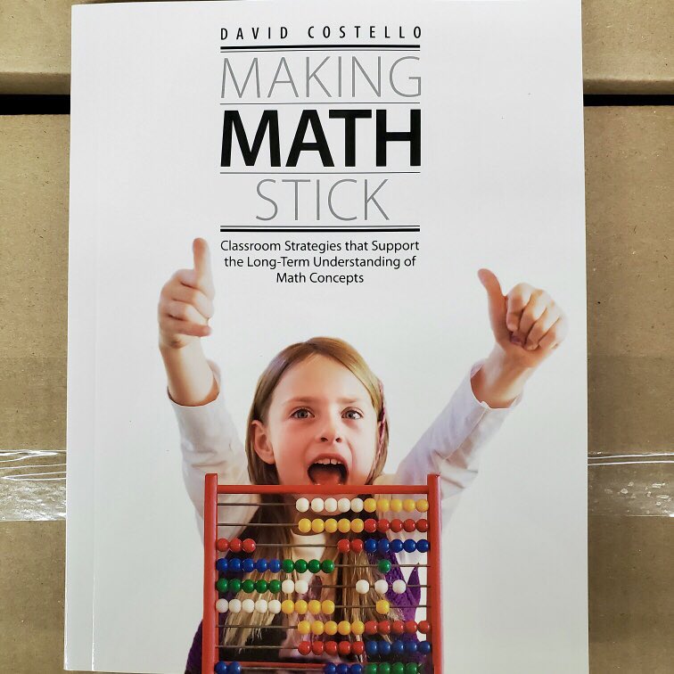 BOOK GIVEAWAY!

I’ll give one lucky winner a free copy of my book #MakingMathStick &amp; some CostelloMath stickers. 

Retweet this post and your name will be entered into a draw.

Contest closes Saturday, March 5!
 
#mathchat #iteachmath #sd33learns #saskedchat #onted #math #maths
