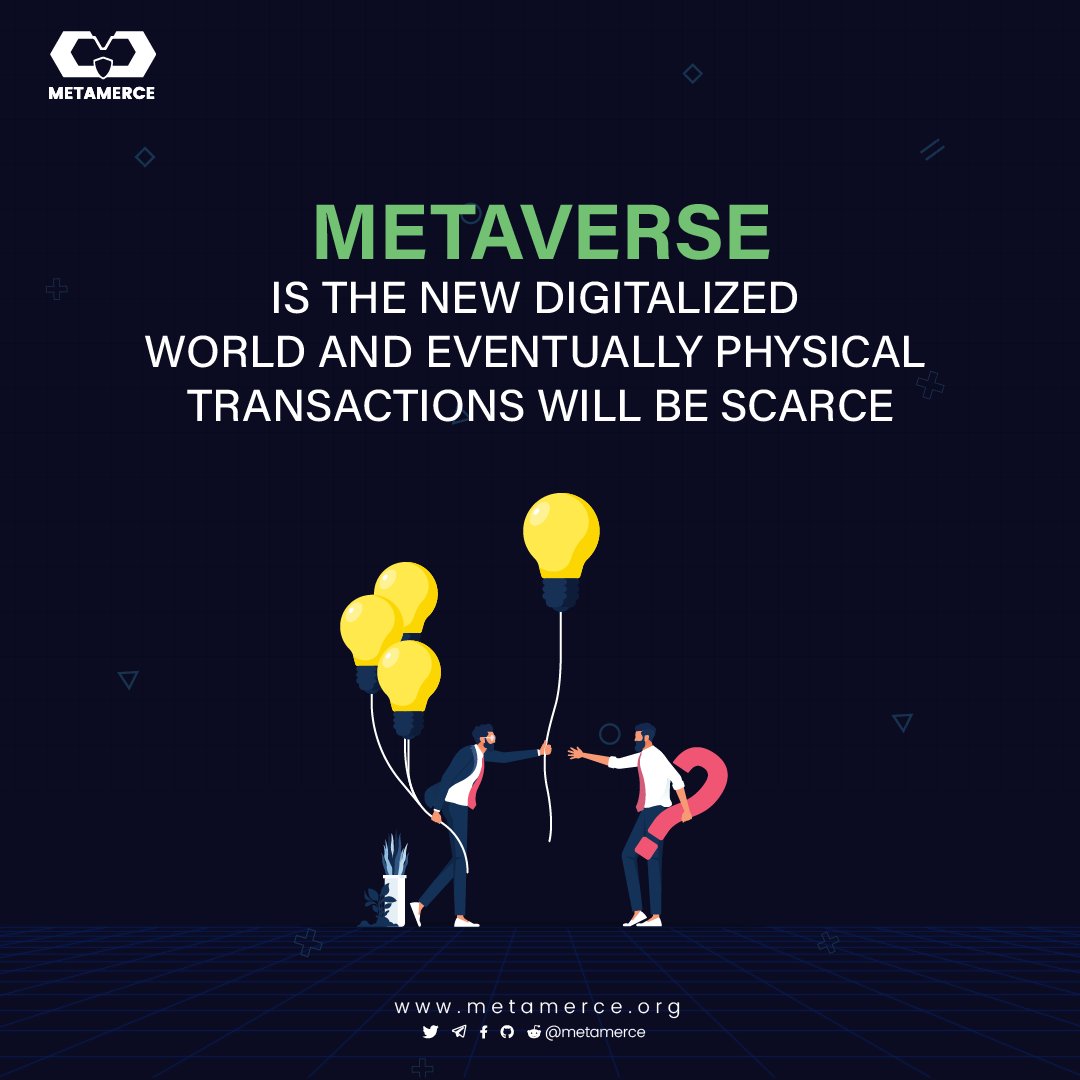 Metavers Problems 

for more info 👇
metamerce.org

#crypto #cryptocurrency #metamerce #Metaverse #newcoin #ICO #private_sale #metaverse #Binance #Gate #Bitcoin #Gaming
