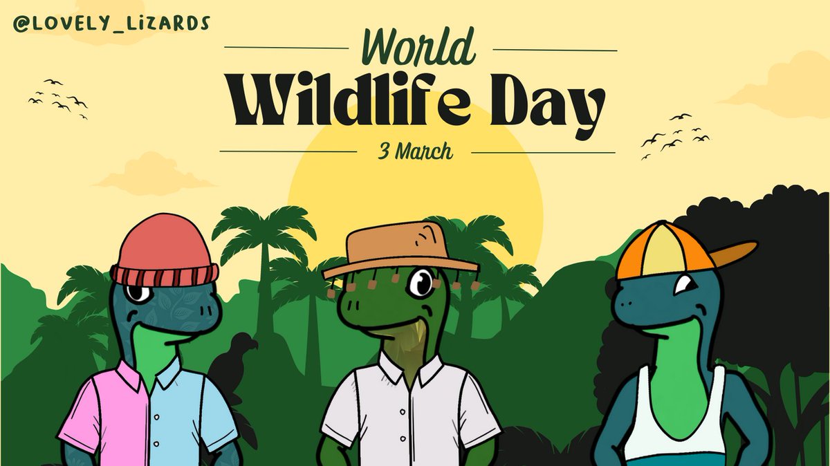 lovely_lizards's tweet photo. To support world wildlife day we are giving away 100 whitelist spots. 

follow the steps below to enter:

🚨100x LOVELY LIZARD WL GIVEAWAY🚨

1️⃣ Follow @lovely_lizards 
2️⃣ RT + Like
3️⃣ Tag 3 frens 

🚨 Ends in 5 Days! 🚨

#NFT #NFTGiveaway #NFTdrop #NFTProject https://t.co/7Ub3J4IhDg