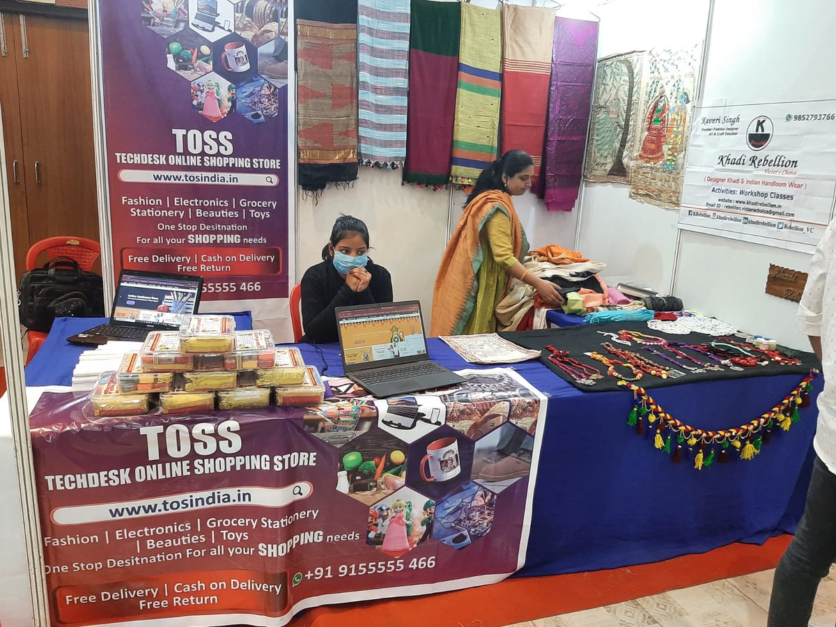 aairacreation's tweet photo. TOSS first physical store in Gyan Bhawan Patna

Team TOSS  are working hard and provide full support to TOSS VENDORS to sell there products online as well as offline.

Join TOSS Now and increase Your sell!

#shoponlinewithoffline https://t.co/uipZa2Auhq