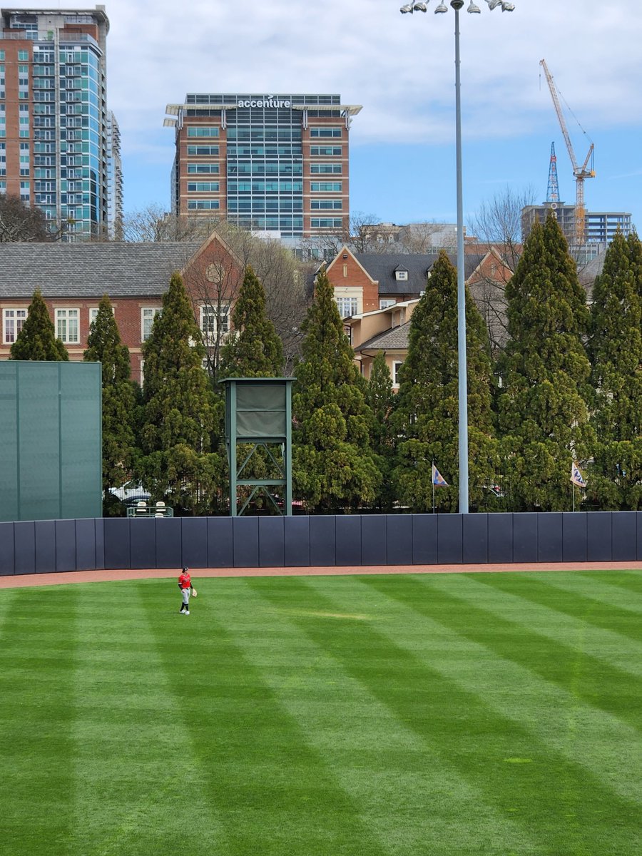 ScottABrownACN's tweet photo. Watching @GTBaseball in shadow of @Accenture.  Good day! https://t.co/XMyKs2ZcIZ