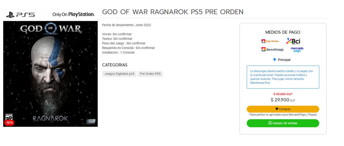 Começa a pré-venda de God of War: Ragnarök no Brasil