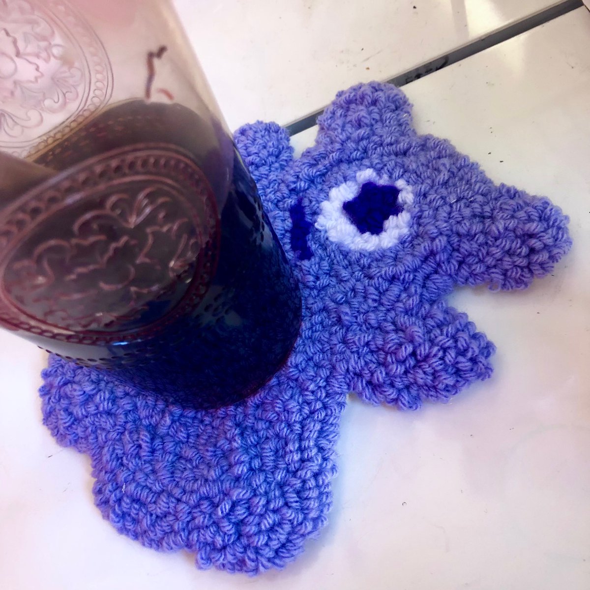 creative_dev_m's tweet image. my art contest contribution for the @TechTogether_ contest! Byte made out of yarn