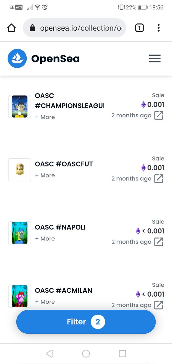 OASC_Official's tweet photo. We have a lot of new content on the way team!! ⚽ Sorry we haven't been as active lately ✌️ but...

OASC Phase 2 begins soon!! 🐵⚽

#NFT #NFTCommunity #NFTCollection #NFTGame #NFTfamily #NFTart

0.001 on ALL PHASE 1 OASC #NFTs ⚽🐵 👇

https://t.co/ldZuv9ADNu https://t.co/cvwNGuroTf