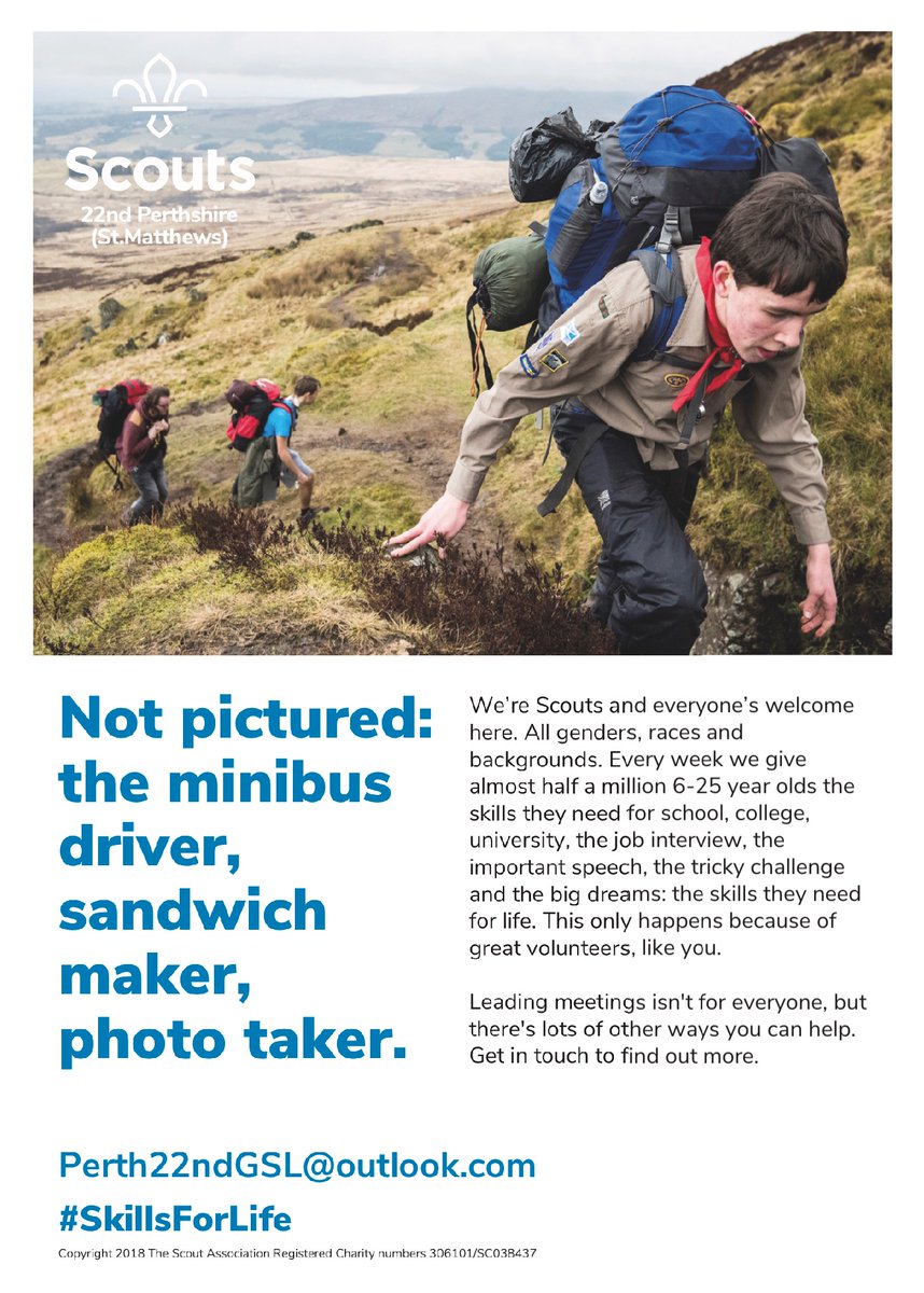 22nd Perthshire (St Matthew’s) Scout Group tweet media