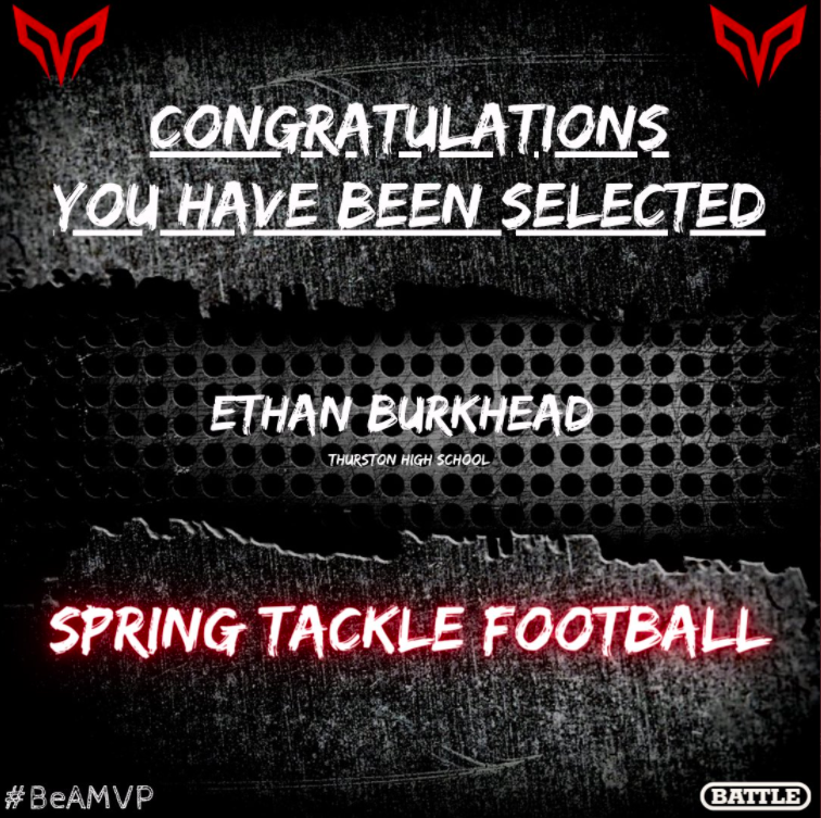 Ethan_Burkhead6's tweet photo. Excited for the opportunity to compete against some great competition this spring. @thurstoncoltsfb @JordanJ_ @CoachMattMVP #BeAMVP https://t.co/AdhzImwdoC