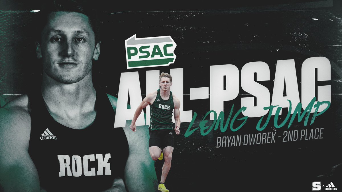 MTRACK: The Rock men pick up their first All-PSAC finish of the PSAC Championships with Bryan Dworek placing second in the long jump with a season-best leap of 6.93 meters (22' 9").