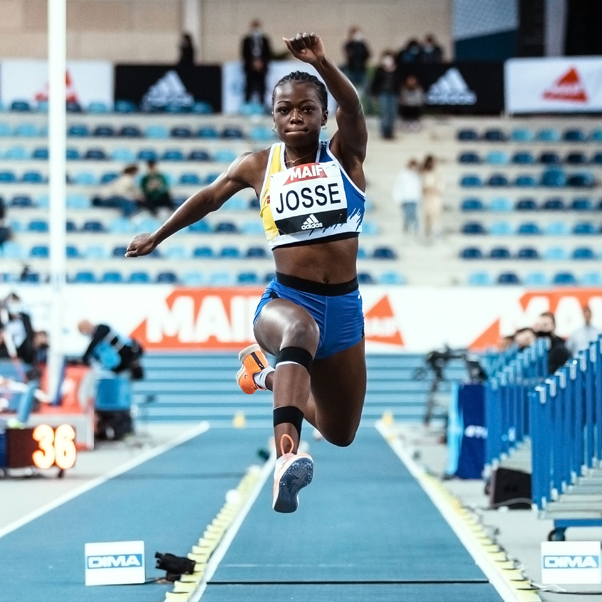 🥇 Victoria Josse (Es Montgeron) est sacrée championne de France Elite en salle du triple saut avec 13,63 m, sa meilleure performance cette saison !

💻 Suivez les #CFAthlé en 𝗗𝗜𝗥𝗘𝗖𝗧 sur athletv.fr et l'appli @sportall_media.