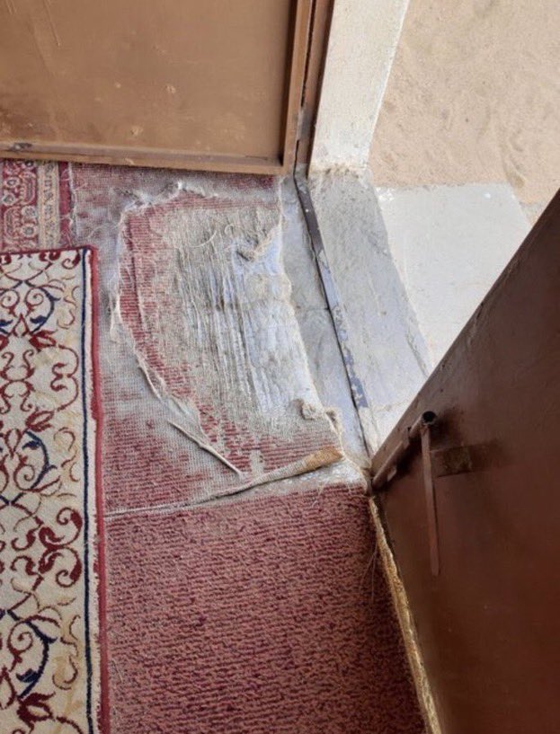 بينما انت تشوفه منظر عادي الشاعر يقول فيه :
" له مجلسٍ من ثقلت همومه نصاه 
دكّوا خطاطيره هدب زوليّته "