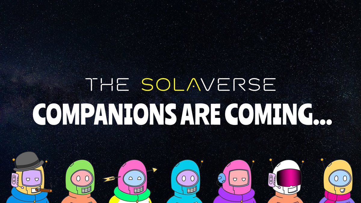 the_solaverse's tweet photo. It’s community outreach time! 🧵 

Over the coming days we’ll be releasing new @PREMINT_NFT lists for the @Companions_NFT mint on March 19th.

We’ll be collaborating with a range of projects to onboard the strongest of hodlers 💎

If you hold one of the NFTs, you’ll be able to https://t.co/U8M1K1LgP4