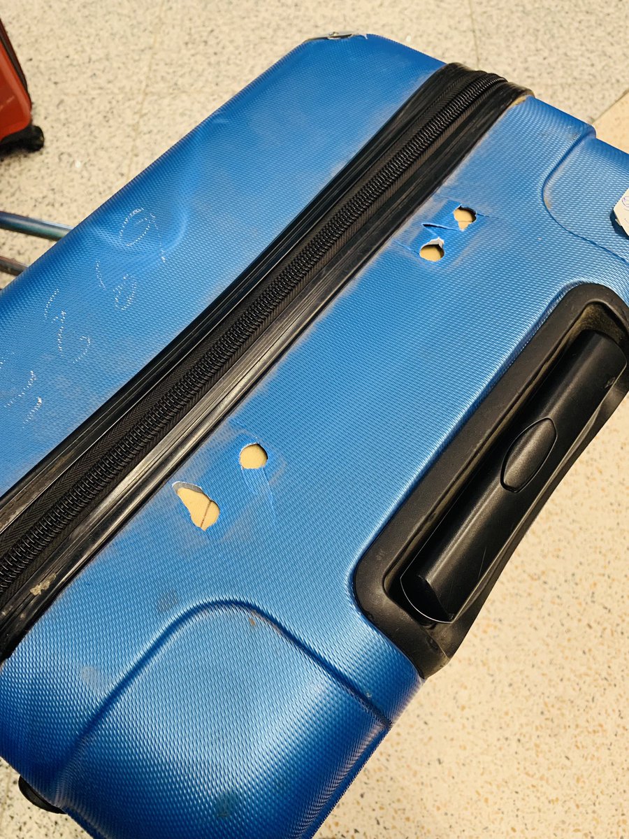 This is how SpiceJet officials at Hyderbad take revenge if you complain against them, found the handles broken of my suitcase on arrival. I cn never think of flying <a href="/flyspicejet/">SpiceJet</a> in future ever. #boycottspicejet #dontflyspicejet