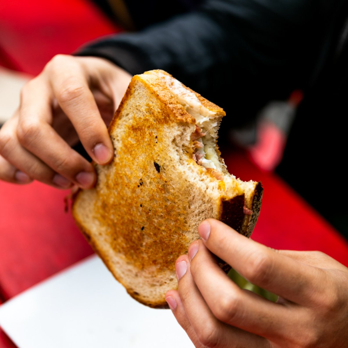 Bite into happiness and enjoy every warm and cheesy mouthful. #WEAIMTOCHEESE