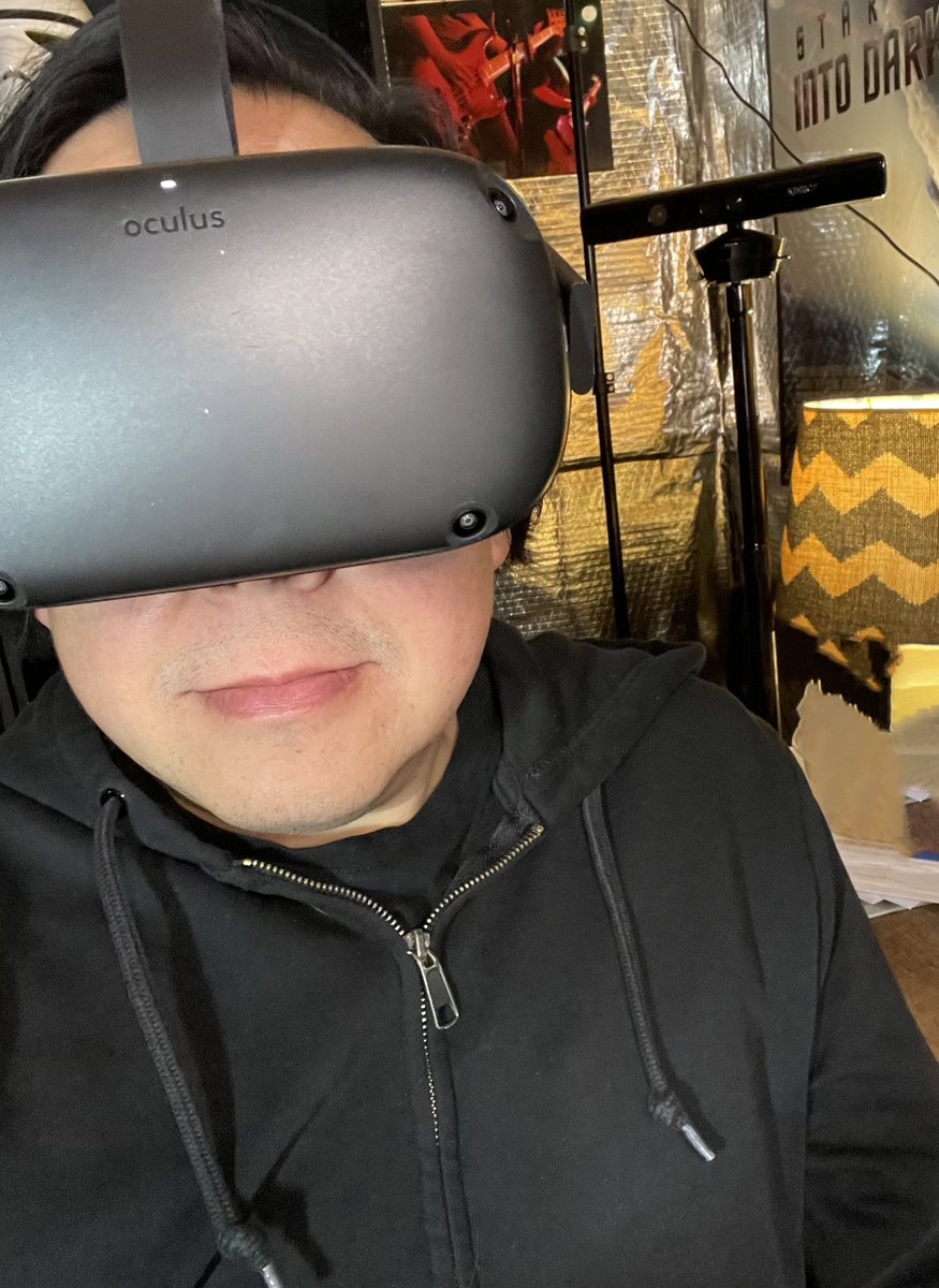 bcarlton727's tweet photo. Still rocking the Quest 1!! At this point do I bother getting the Q2 or just wait? https://t.co/9ZQ0YY2BYe