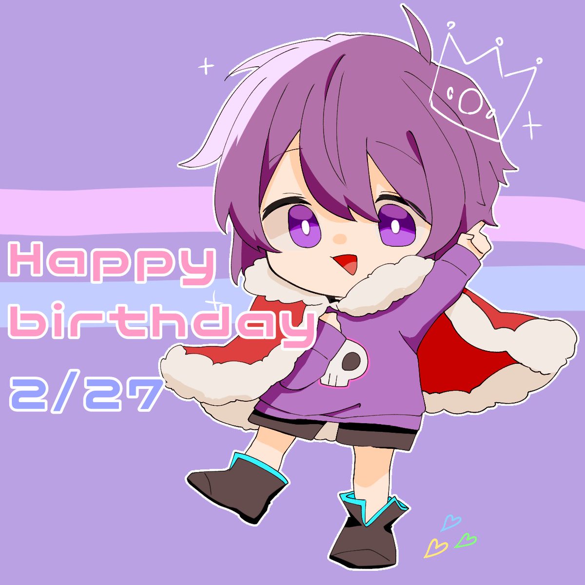 「#しにがみ誕生祭2022
#しにがみあーと
お誕生日おめでとうございます!!!
」|まがたまgls🦀@のイラスト