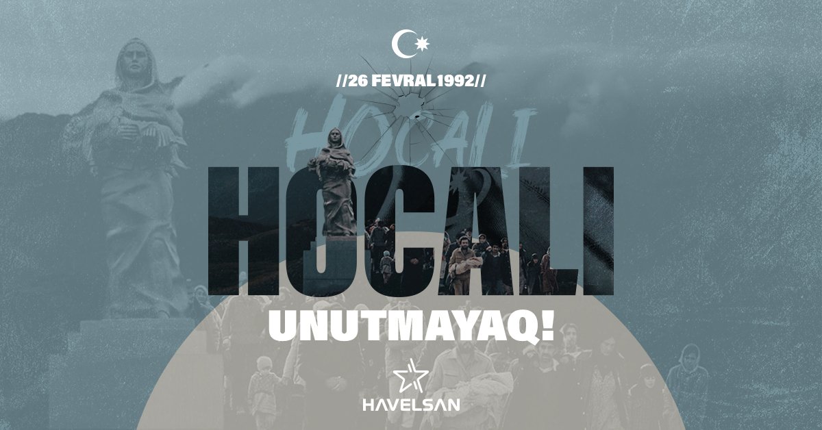 30 yıl önce Hocalı'da katledilen Azerbaycanlı kardeşlerimizi rahmetle anıyoruz.

Hocalı'yı unutmayacağız! 🇹🇷🇦🇿
#Azerbaycan #HocaliKatliami