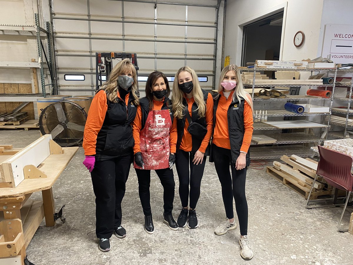 Cramer & Associates (@cramerassoc) on Twitter photo Thank you to our friends at <a href="/FurnBankCOH/">The Furniture Bank of Central Ohio</a> who welcomed us into their wood shop as volunteers yesterday! We had so much fun building bed frames that will help families around Central Ohio. We love days like this.🧡
#partnersinphilanthropy #furnishedpurpose #Cramercares #teamCramer Thank you to our friends at <a href="/FurnBankCOH/">The Furniture Bank of Central Ohio</a> who welcomed us into their wood shop as volunteers yesterday! We had so much fun building bed frames that will help families around Central Ohio. We love days like this.🧡
#partnersinphilanthropy #furnishedpurpose #Cramercares #teamCramer