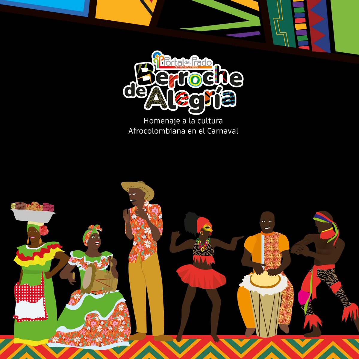 PortaldelPrado's tweet photo. Un Berroche de Alegría, lo que caracteriza  a nuestra cultura Carnestoléndica llega a Portal Del Prado a tomarse cada uno de nuestros rincones llenándolos de Pasión, Color, Amor y mucha Tradición. 
#Carnaval #CarnavalDeBarranquilla #Carnaval2022 https://t.co/xJJNsnryvr