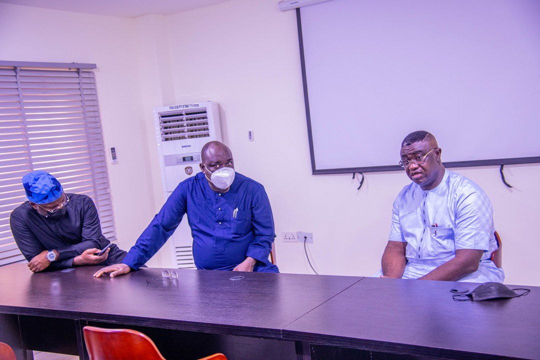 ClemAgba's tweet photo. At the end of my tour, I commended the impressive state-of-the-art facilities and the management and staff members for adopting a paperless system in its operations to promote efficiency and productivity. https://t.co/070N18cLy0