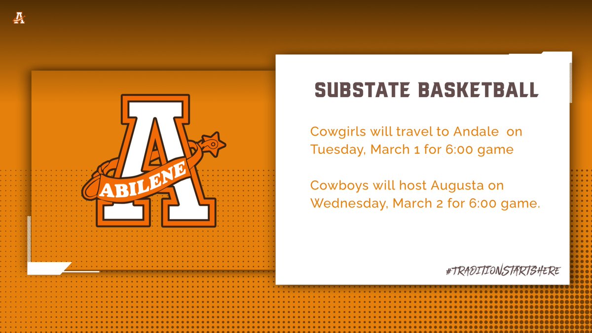 Abilene Athletics & Activities tweet media