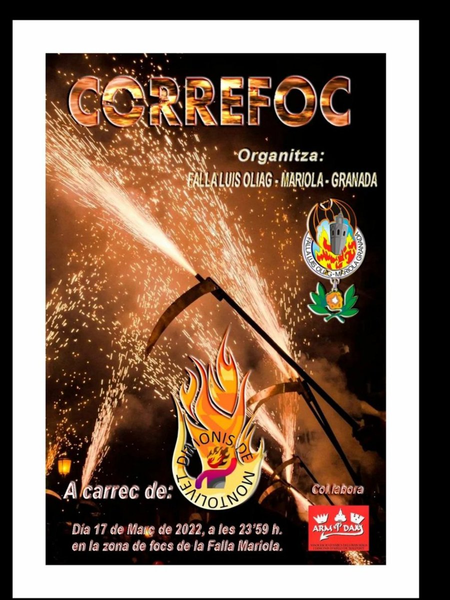 FallaMariola's tweet image. #sommariola #fallamariola #mariola #quatrecarreres #correfoc #dimonisdemontolivet