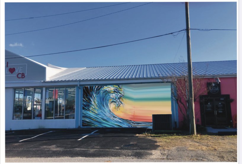 _ron_tae's tweet image. Using one of my #NFT’s to see what it would look like as a #mural.