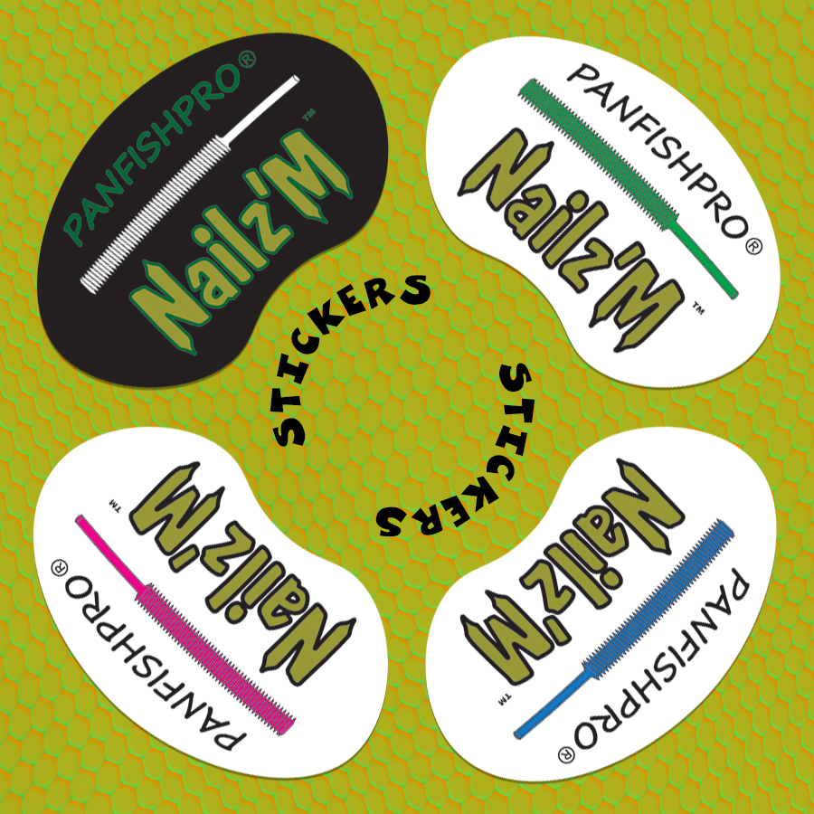 PANFISHPRO's tweet photo. Purchase 10 packs of the #PANFISHPRO #NAILZM #JIGTAILS and receive a free Nailz’M #sticker. Or, purchase our Nailz’M stickers, and we will give you a store credit for sticker purchase amount! https://t.co/cUaSlnr4yW https://t.co/15i2jLtidl