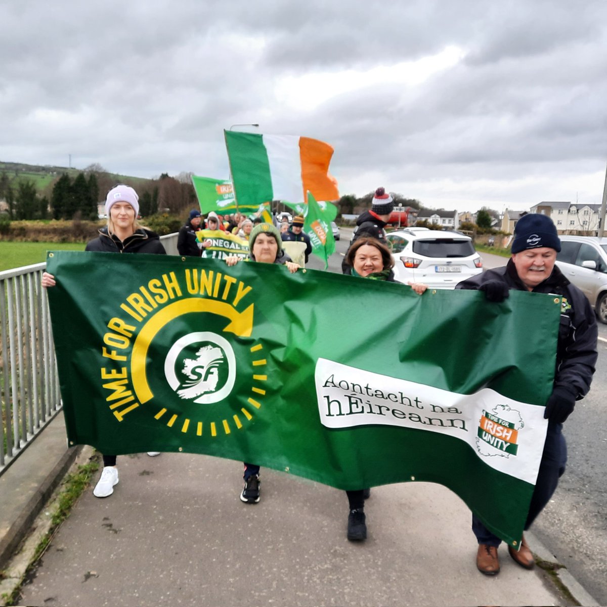 AodhanHarkin's tweet image. A few photos of today&apos;s walk from Lifford to Strabane in support of Irish Unity 🤝 🇮🇪
#TimeforUnity
#walk4unity
