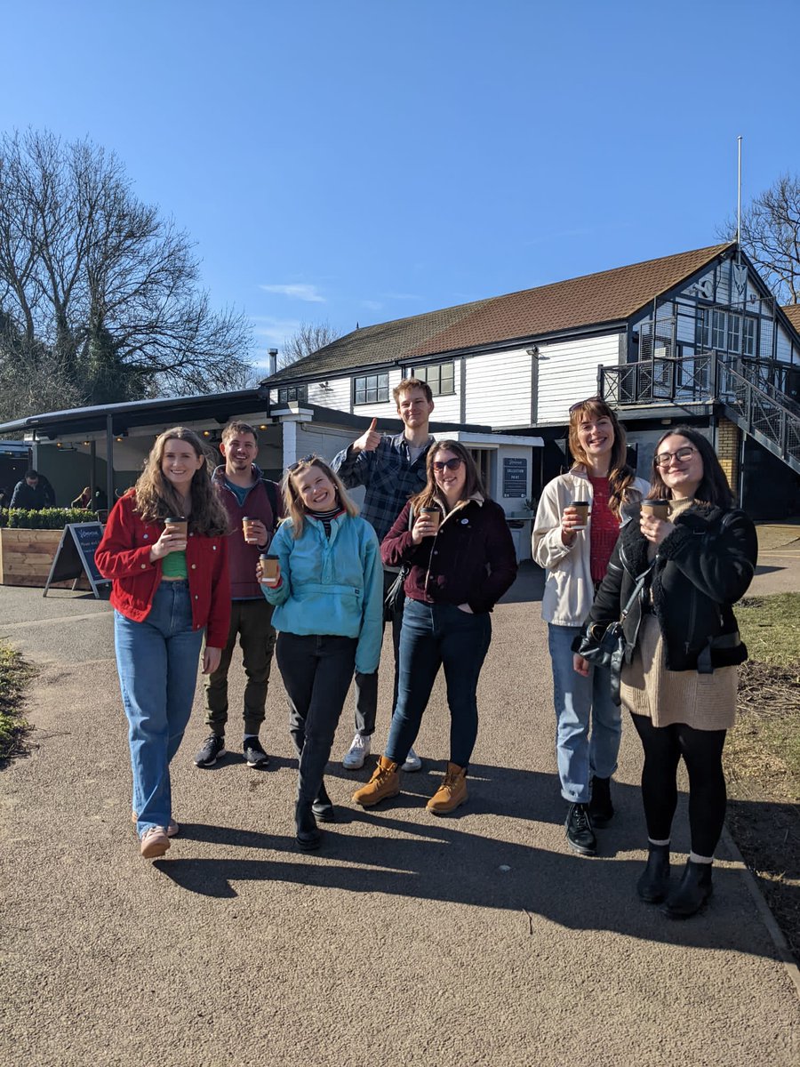 bethan_harman's tweet photo. Glorious day for our first Bedford #TFMeetUp A lovely group of @TeachFirst trainees and  @TF_Ambassadors! Hot drinks went down a treat ☀️☕ https://t.co/vyjuixurY7