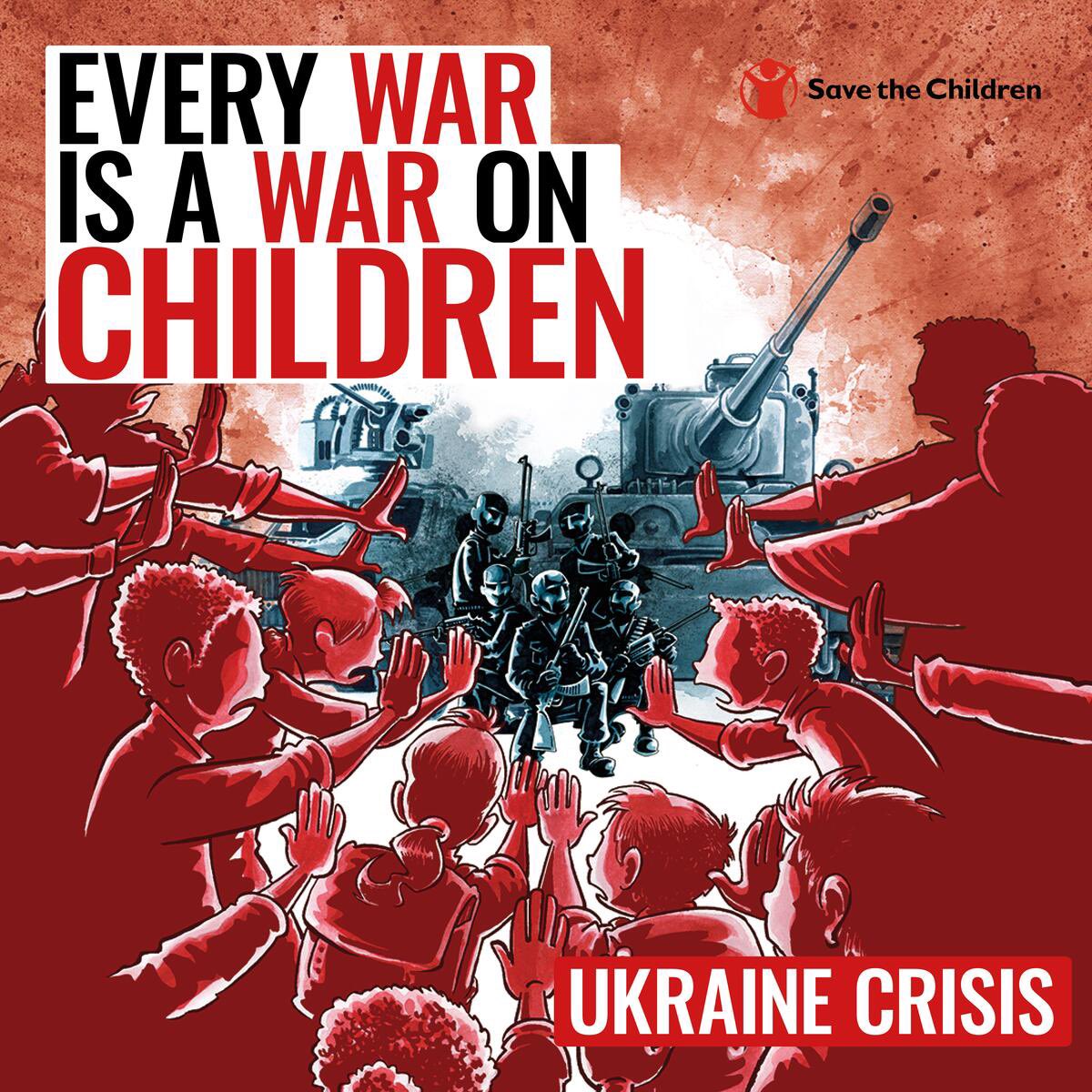 Without de-escalation, the crisis in Ukraine will spiral out of control, with devastating consequences for children. You can help by supporting <a href="/savechildrenuk/">Save the Children UK</a> Emergency Fund today - visit save.tc/otoA5Ol3v31 
#Ukraine #StopTheWarOnChildren #Ukrainecrisis