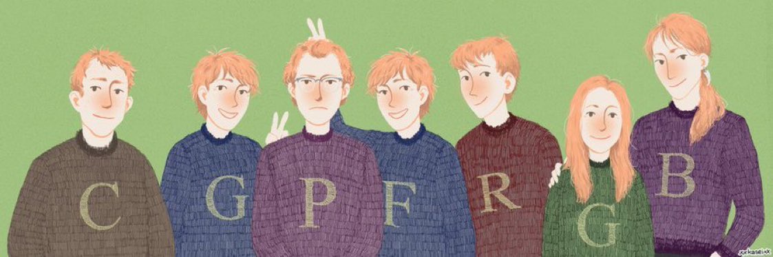 The Weasley siblings.