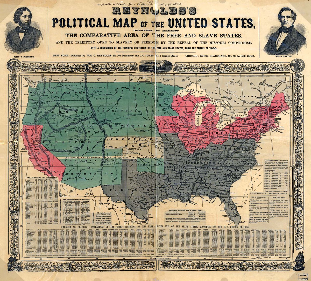 lmchervinsky's tweet photo. #OTD in 1820, James Monroe signed the Missouri Compromise, which admitted Maine as a free state &amp; Missouri as a slave state, and prohibited slavery in the Louisiana Territory north of 36° 30´ latitude.

Jefferson described the agreement as a "reprieve only, not a final sentence." https://t.co/zI4fMAzyXu