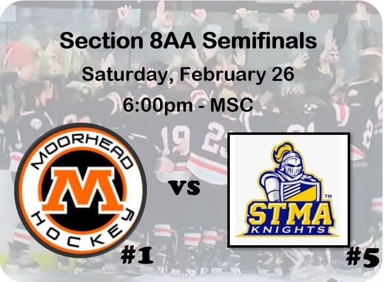 MHDHockeyHub's tweet photo. @Spud_Hockey vs @knights_hockey tonight! #onwardmoorhead https://t.co/OkRgcX7hSs