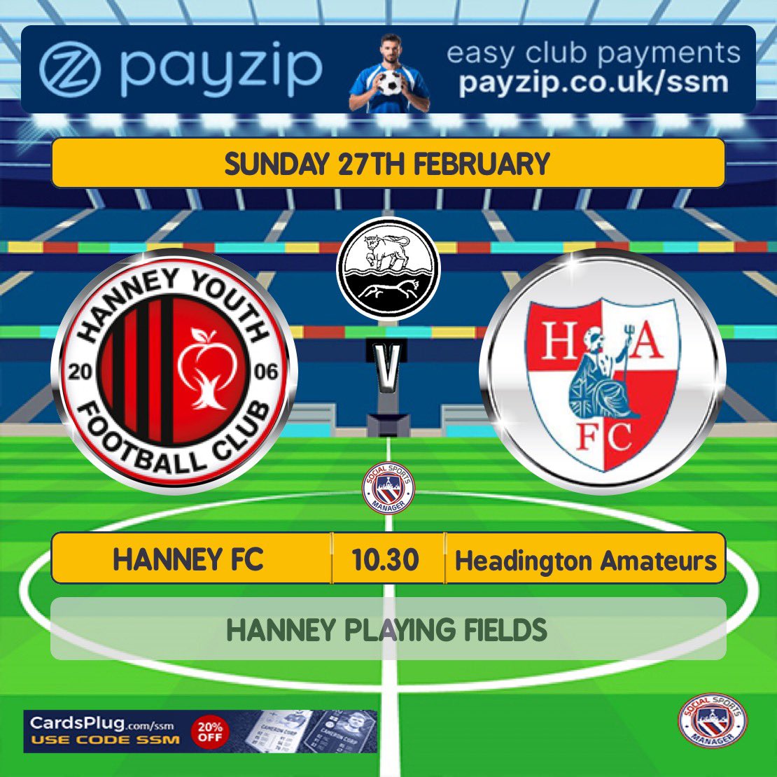 Pitch has been checked and game is on for tomorrow. We take on top of the league <a href="/AmateursSunday/">Headington Amateurs Sunday</a> 
#upthehanney
❤️🖤❤️🖤❤️🖤