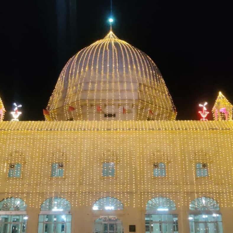 फाल्गुन अमावस्या के लाईट से सौंदर्य से आलोकित निज मंदिर मुकाम....