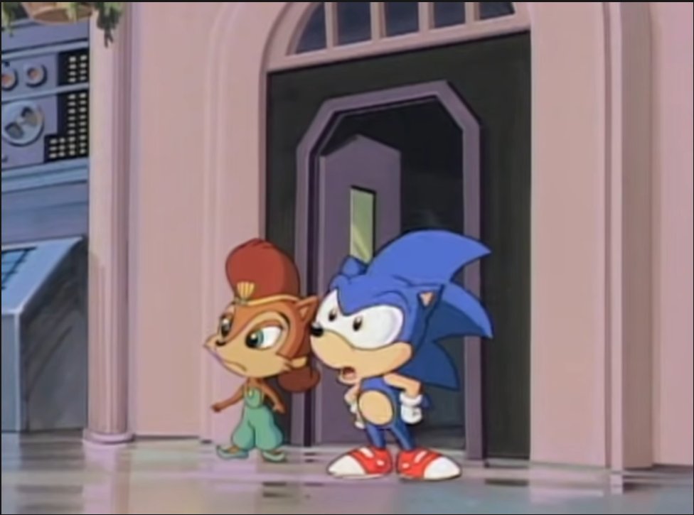 From Sonic SatAM Season 2 Episode 4 "Blast to the Past Part 1"