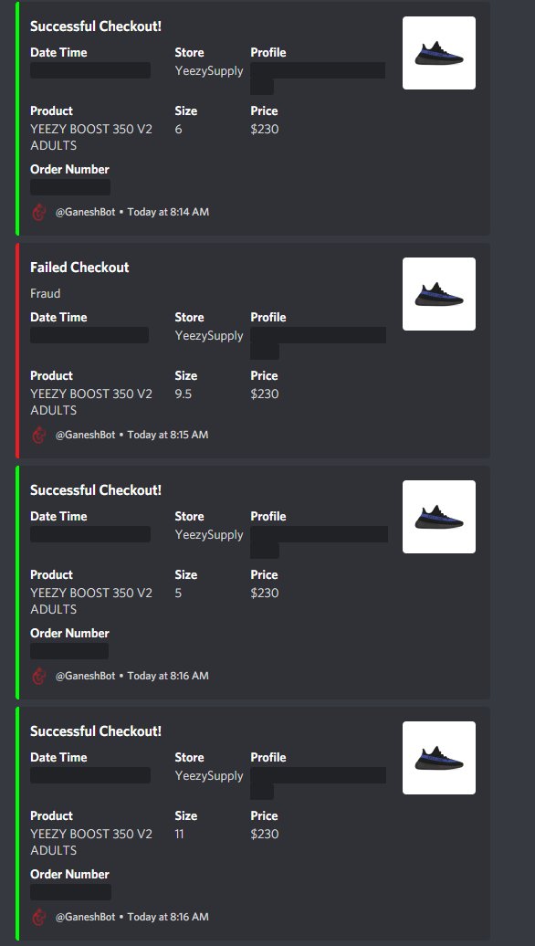 W (@supreme4local) on Twitter photo s/o Total around 76 Pairs I believe
<a href="/GaneshBot/">GaneshBot</a> Ganny King 70+ pairs
<a href="/MEKRobotics/">MEKAIO</a> 4 pairs
Proxy: <a href="/aycdproxies/">AYCD Proxy Network</a> @OculusProxies <a href="/Profess0r__/">Tbb小作坊</a> <a href="/wukongProxy/">悟空代理</a> resi
Card: <a href="/SupBlackhole/">BlackHole VCC</a>
Group: <a href="/aycdio/">AYCD</a> <a href="/AMNotifyCN/">AMNotify CN</a>
Not much to say, shit drop, hopefully better next time s/o Total around 76 Pairs I believe
<a href="/GaneshBot/">GaneshBot</a> Ganny King 70+ pairs
<a href="/MEKRobotics/">MEKAIO</a> 4 pairs
Proxy: <a href="/aycdproxies/">AYCD Proxy Network</a> @OculusProxies <a href="/Profess0r__/">Tbb小作坊</a> <a href="/wukongProxy/">悟空代理</a> resi
Card: <a href="/SupBlackhole/">BlackHole VCC</a>
Group: <a href="/aycdio/">AYCD</a> <a href="/AMNotifyCN/">AMNotify CN</a>
Not much to say, shit drop, hopefully better next time