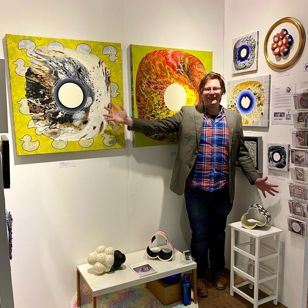 martinharmanart's tweet photo. Welcome 👁 to @bathartfair 2022!
We are here today Saturday 26th to 6pm and tomorrow Sunday 27th February from 10-5pm at stand 38 with @WENHSIartist at Bath Pavilion, Bath UK.
👉More info: https://t.co/xUIjfAIL3m
.
.
#bathartfair2022 #bathartfair #artfair2022 #abstractart https://t.co/toG7uCUmRY
