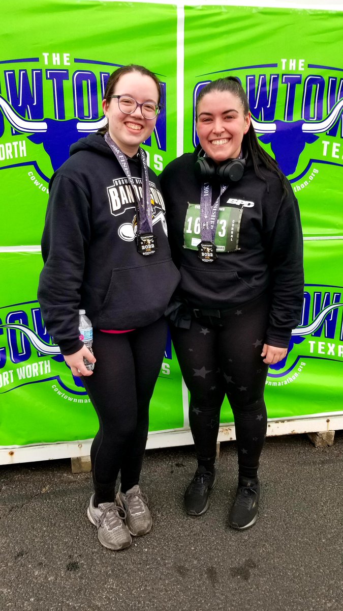 We're #BosProud of Meghan Fallon &amp; Rachel Montañez, both of whom ran @TheCowtown 10k in #FortWorth this morning and did Awesome!