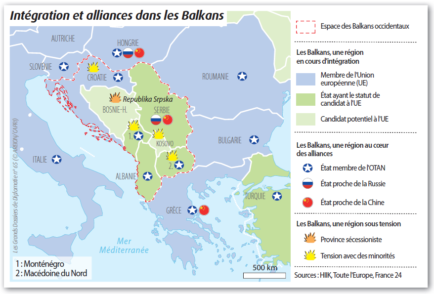 areion24's tweet photo. Pendant que l’Union européenne se recentre sur ses défis de relance et de cohésion internes, les six derniers États des Balkans occidentaux engagés à des degrés variés sur la voie de l’adhésion actée depuis 2003 à Thessalonique font face à des

https://t.co/Y7ewAJzfmD https://t.co/i06lzKstsU