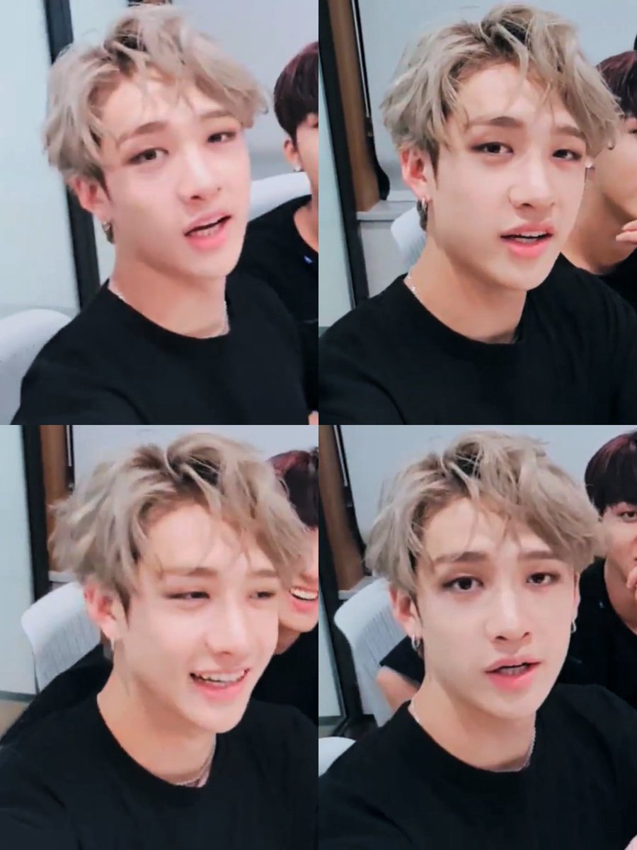 captainCB97s's tweet photo. this messy haired bang chan look is everything https://t.co/BDD4VWVIlb