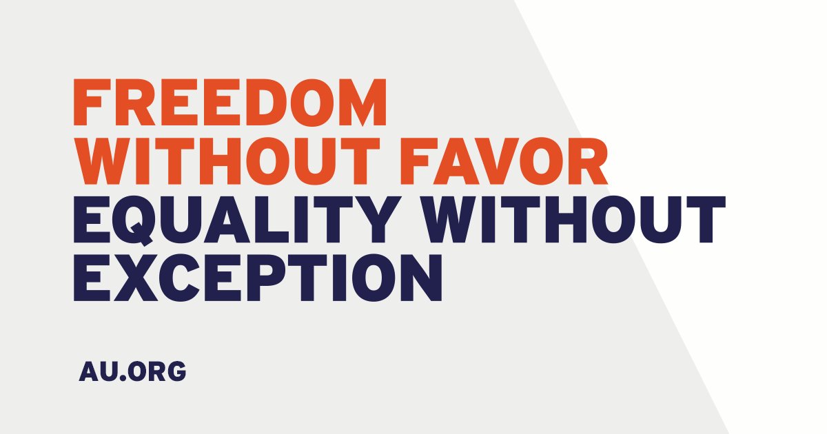americansunited's tweet image. #ChurchStateSeparation is the cornerstone of religious freedom in America.  We're hopeful Ketanji Brown Jackson will be a champion for church-state separation and #JusticeForAll 
#EqualityWithoutException #SCOTUS