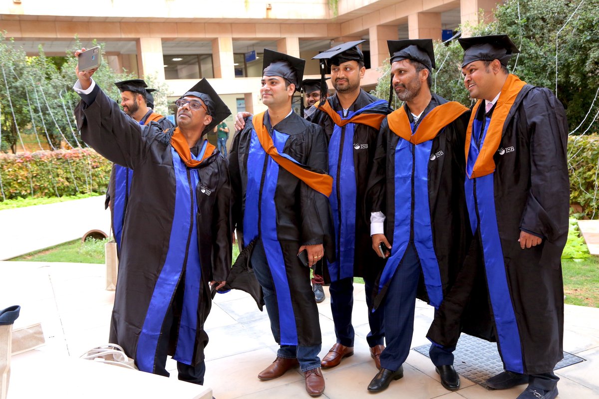 ISBedu's tweet photo. The PGPMAX Co 20 graduation ceremony saw 55 senior working professionals graduating today. Dean Madan Pillutla, Chairperson, ISB Executive Board Harish Manwani, congratulated the students and wished them success.

For more photos: https://t.co/Tit60rMlzN
#ISBGradDay 🎓 https://t.co/DJTtqoIRJM